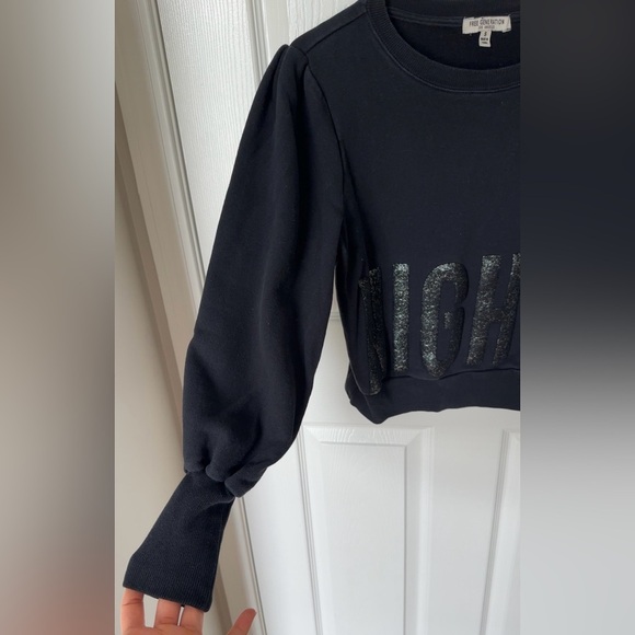 Black Crew Neck Sweater by Wildfox - Picture 4 of 6